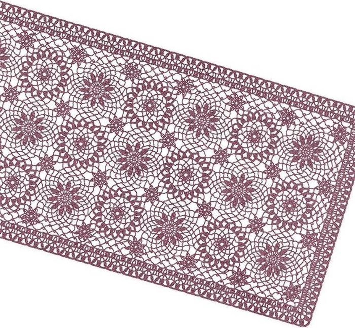 Tafelloper Amira vinyl 40x150cm cassis
