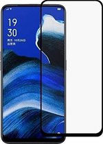 DrPhone Oppo Reno2 / Reno2Z Glas - Tempered Glass 3D - Schermbeschermer - Gehard Glas - Zwart