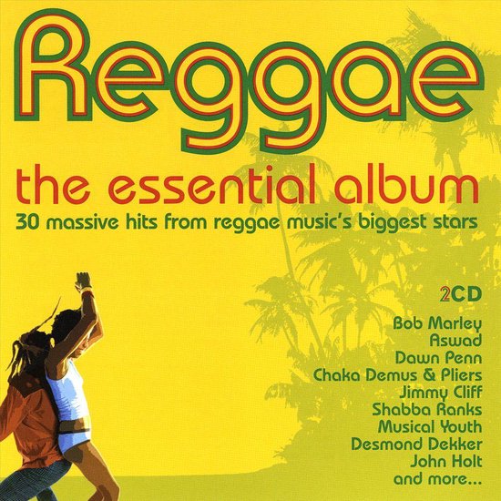 Reggae: the essential album, 30 hits van de grootste sterren. Twee cd's met Bob Marley, Aswad, Jimmy Cliff en meer.