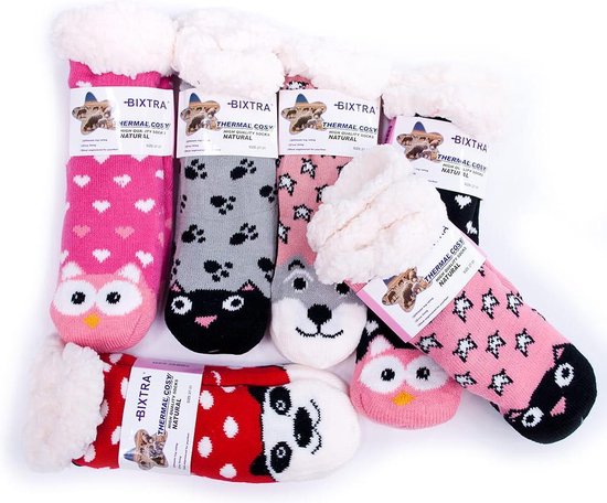 Bixtra Fashion huissokken - Unisex - Kindersokken - sokken Anti Slip... | bol.com