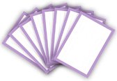 Verhaak Flashcard Met Clipring A6 Papier Wit/paars 50 Stuks