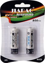 Heroplaadbare Batterijen, AA  - 800 MAh, Geschikt Voor Electrische apparaten