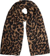 Sjaal Jungle Queen - Panter/Luipaard - 180 cm - Zwart - Trend