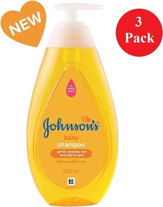 Bol Com 3 X 500ml Johnson S Baby Shampoo Regular Voordeelpakket