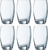 18x Morceaux de verres à eau / verres à jus 350 ml - Salto - Fournitures pour bar / café - Verres à boire - Verre à Water/ soda / jus