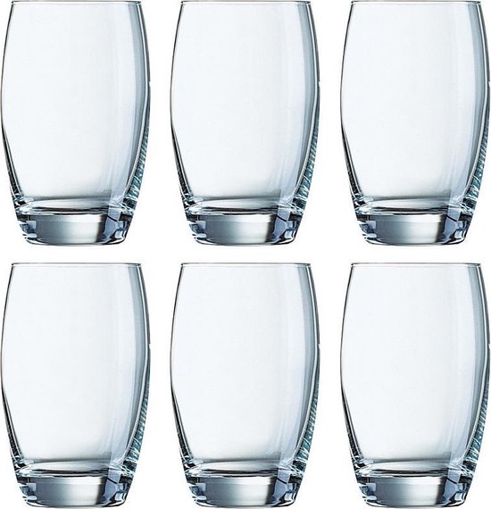 KADAX Lot de 12 verres à eau en verre de qualité supérieure à paroi épaisse  - Pour eau, boisson, jus, fête, cocktail - 325 ml : : Cuisine et  Maison