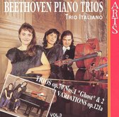 Beethoven: Piano Trios Vol 3 / Trio Italiano