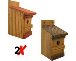 GARDEN SPIRIT - 2x Nestkast Meesjes van Vlonderhout