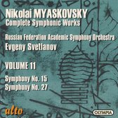 Evgeny/Russian Fed.Academ Svetlanov - Myaskovsky:Sinfonien 15+27 (CD)