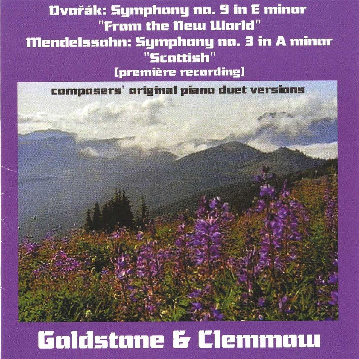 Goldstone & Clemmow - Dvorak, Mendelssohn: Symphonies For (CD)