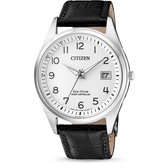 Citizen  AS2050-10A Horloge - Leer - Zwart - Ø 38 mm