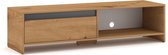 TV Meubel Artisan Eiken & Antraciet - 140x40x35 cm