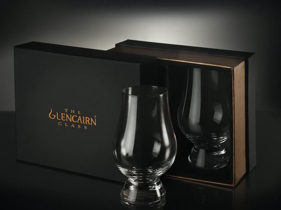 Glencairn Geschenkset 2x Whiskyglas - Kristal - Handgemaakt in Schotland - Geschenkverpakking