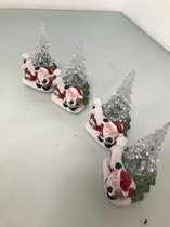 Kerstdecoratie - LED - 4 stuks