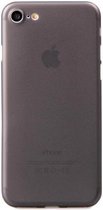 0.3mm Ultra Dunne Matte Telefoon Case Voor Apple iPhone 7/ iPhone 8 / iPhone SE (2020) Anti-vinger Doorschijnende Bescherming Camera Telefoon Cover - Zwart