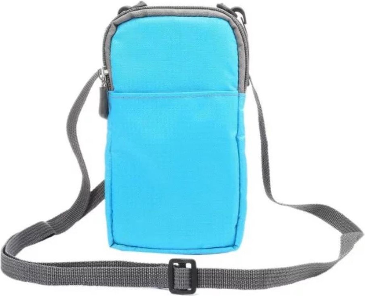 Tas- suéde- crossbody- klein model- telefoon tasje - festivial- bruin