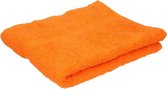 Set van 8x stuks luxe handdoeken oranje 50 x 90 cm 550 grams - Badkamer textiel badhanddoeken