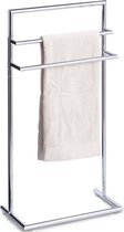 Porte - Handdoeken de salle de bain de Luxe 3 tiges métalliques 44 x 83 cm - Zeller - Accessoires de salle de bain - Etendoirs - Serviettes suspendues - Porte-serviettes / porte-serviettes