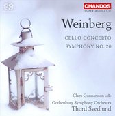 Claes Gunnarsson, Gothenburg Symphony Orchestra, Thord Svedlund - Weinberg: Cello Concerto/Symphony No.20 (CD)