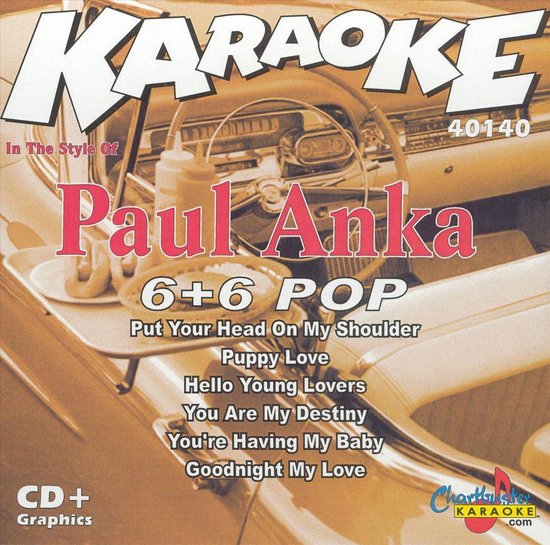 Chartbuster Karaoke Paul Anka, Karaoke CD (album) Muziek bol