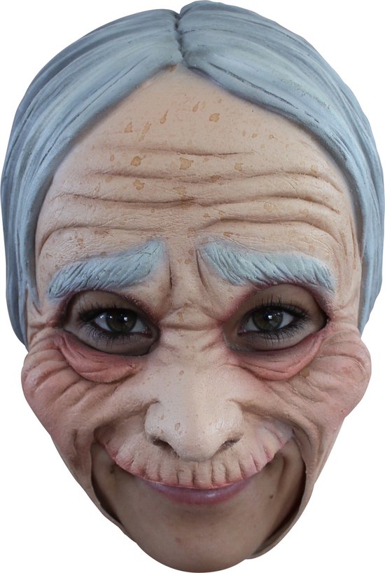 Watt maat verticaal Masker van een oude vrouw voor volwassenen Halloween - Verkleedmasker - One  size" | bol.com