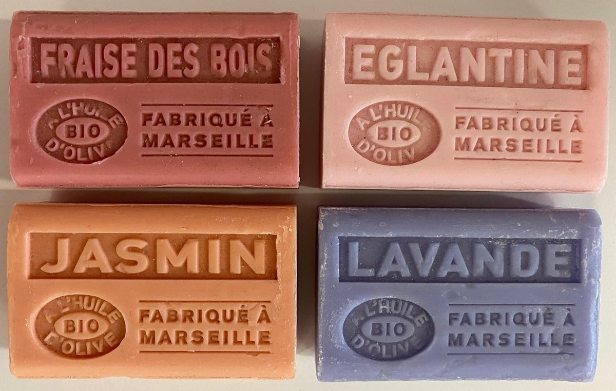 Goedkoopste Savon A L'Huile D'Olive set van natuurzeepjes 4 x 60 gr