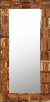 Wandspiegel 60x120 (incl LW 3d klok) - spiegel