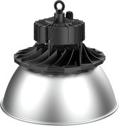 HOFTRONIC - LED High bay 150W - Met 60° reflector - 24.000 Lumen (160lm/W) - 4000K Neutraal wit - IP65 Waterdicht - Dimbaar - Samsung powered - 5 jaar garantie - Magazijnverlichting en halver