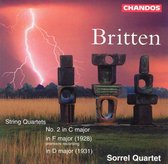 Britten: String Quartets no 2 in C, etc / Sorrel Quartet