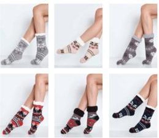 Teddy kachel sokken | kerst print | rood | bol.com