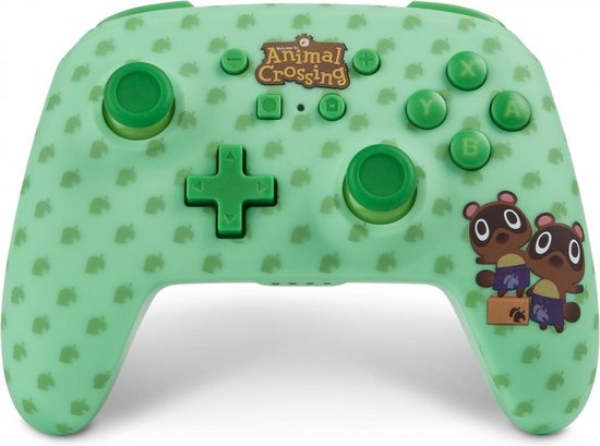 Foto: Powera nintendo switch enchanced wireless controller animal crossing groen