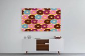 Schilderij - Donuts — 100x70 cm