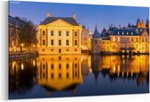 Schilderij - Parlement in Den Haag — 100x70 cm