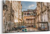 Schilderij - Cuba architectuur — 100x70 cm