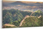 Schilderij - Chinese muur — 90x60 cm