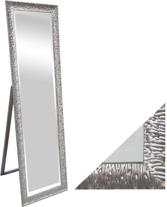 KILAMY - Pied / miroir pleine longueur env.50x170 cm - chrome | bol.com