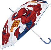 Marvel Paraplu Jongens Spider-man 48 Cm Wit