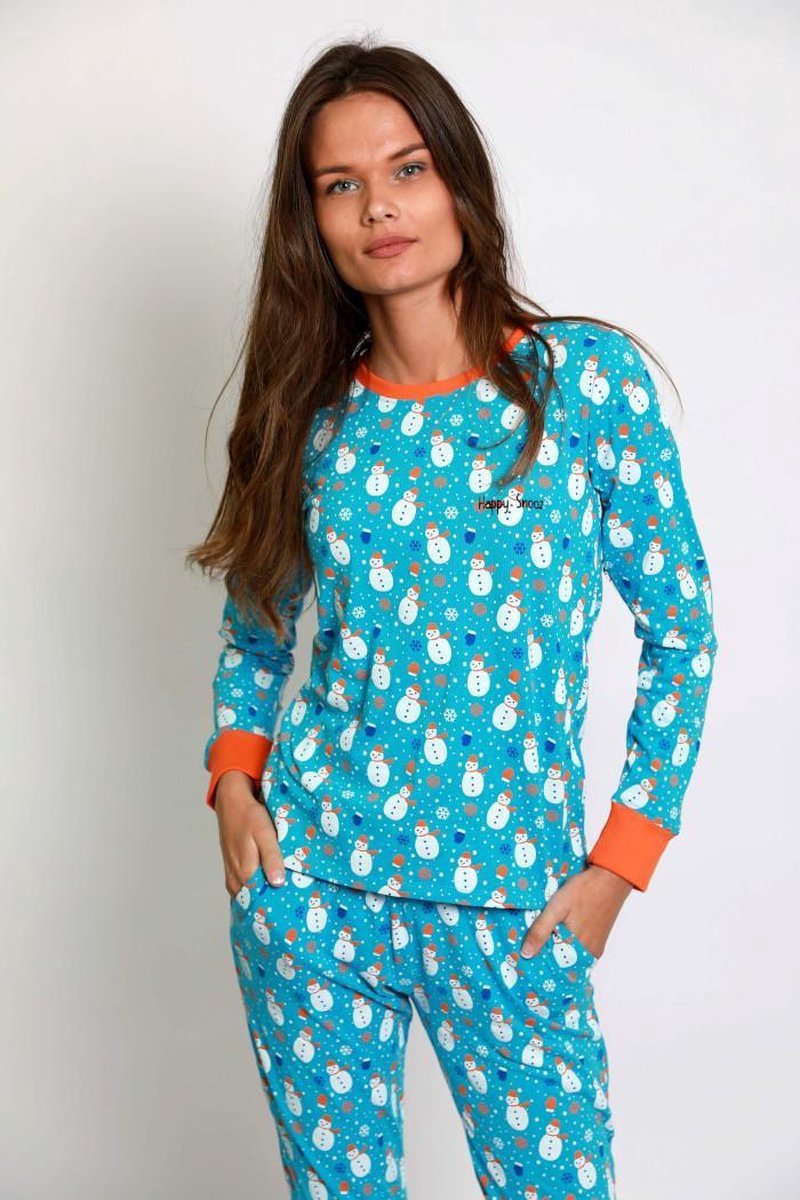 Triviaal Beraadslagen ontrouw Happy Pyjama's - Sfeervolle Winter Prints | pyjama dames volwassenen |  pyjama set |... | bol.com