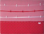 Mooi Design - A Little bit red - memobord met zakken 40 x 50 cm - meisjeskamer -woninginrichting