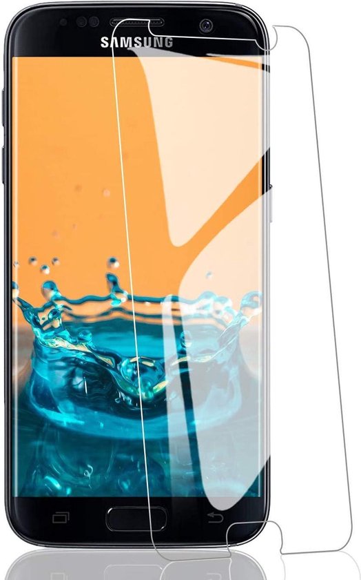 Correlaat behang wet Samsung Galaxy S7 Screenprotector Glas - Tempered Glass Screen Protector -  1x | bol.com