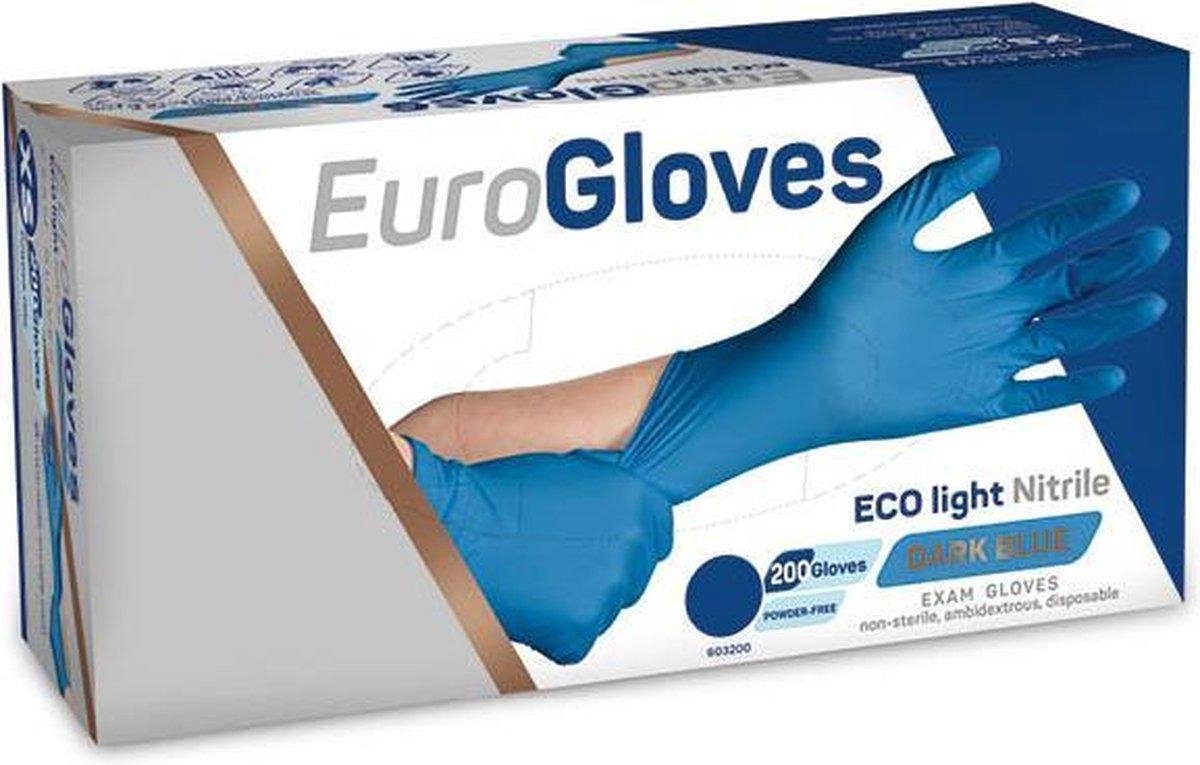 EuroGloves Gants jetables ECO Light Gants en Nitril taille XS