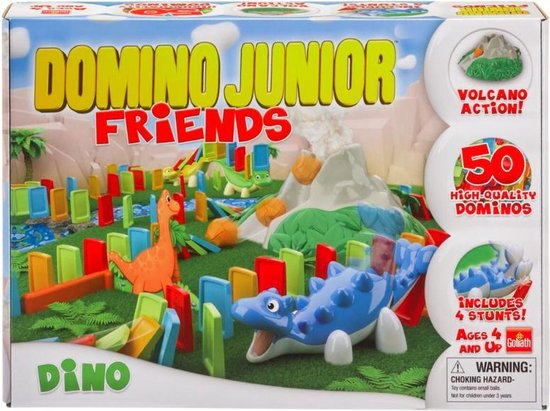Afbeelding van het spel Goliath Domino Junior Friends Dino