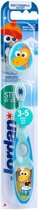 Jordan Tandenborstel Step By Step 3-5 jaar Blauw/Groen - 2 stuks