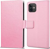 Cazy Book Wallet hoesje voor Apple iPhone 12 Mini - roze