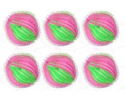 Anti-Pluis Wasbal - 6 Stuks - Anti-Pluis - Wasbol - Wasballen - Pluisbal - Wasmachine Ballen - Nylon Wasmachine Ballen - Pluisballen - Wasmachine Bal