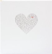 GOLDBUCH GOL-32080 huwelijksalbum LOVE als fotoalbum, 35x36 cm, 100 blz.
