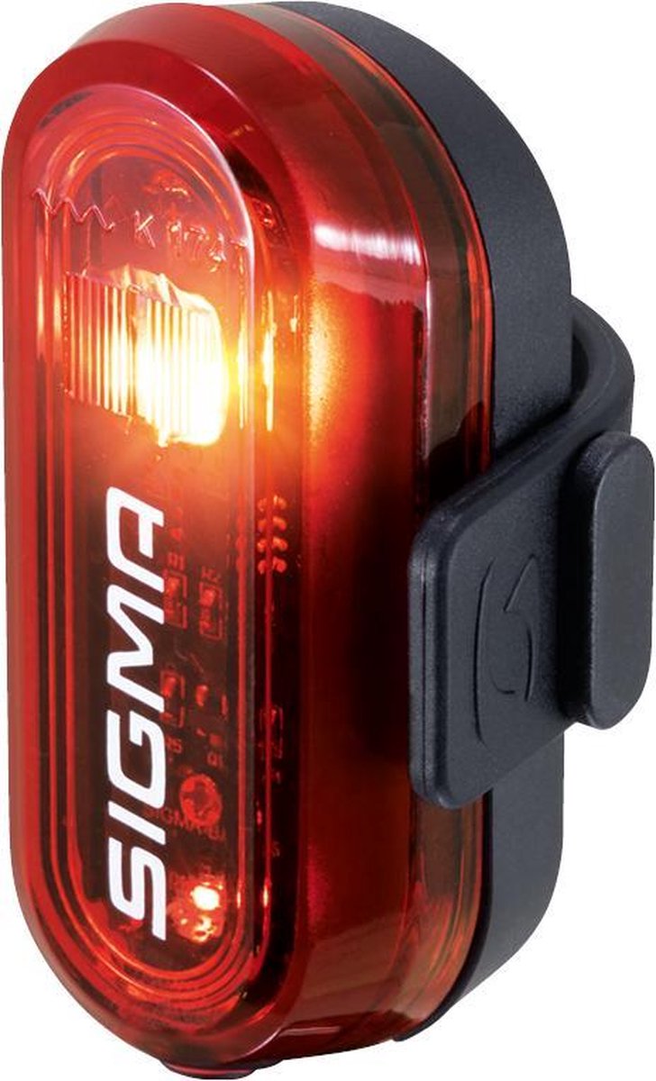Sigma CURVE Led Achterlicht - inclusief batterijen