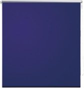 Rolgordijn 120 x 175 blauw (Incl LW anti kras vilt) - rol gordijn verduisterend - rolgordijnen
