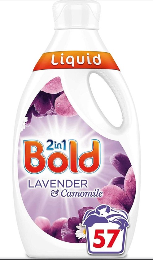 BOLD - Vloeibaar Wasmiddel Lenor Frisheid - Lavendel en Camille - 57 Wasbeurten |