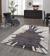 Sora Modern Vloerkleed - Beige / Grijs - 200x290 cm